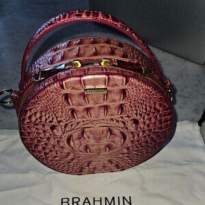 Brahmin Lane Crossbody - Metallic Pink